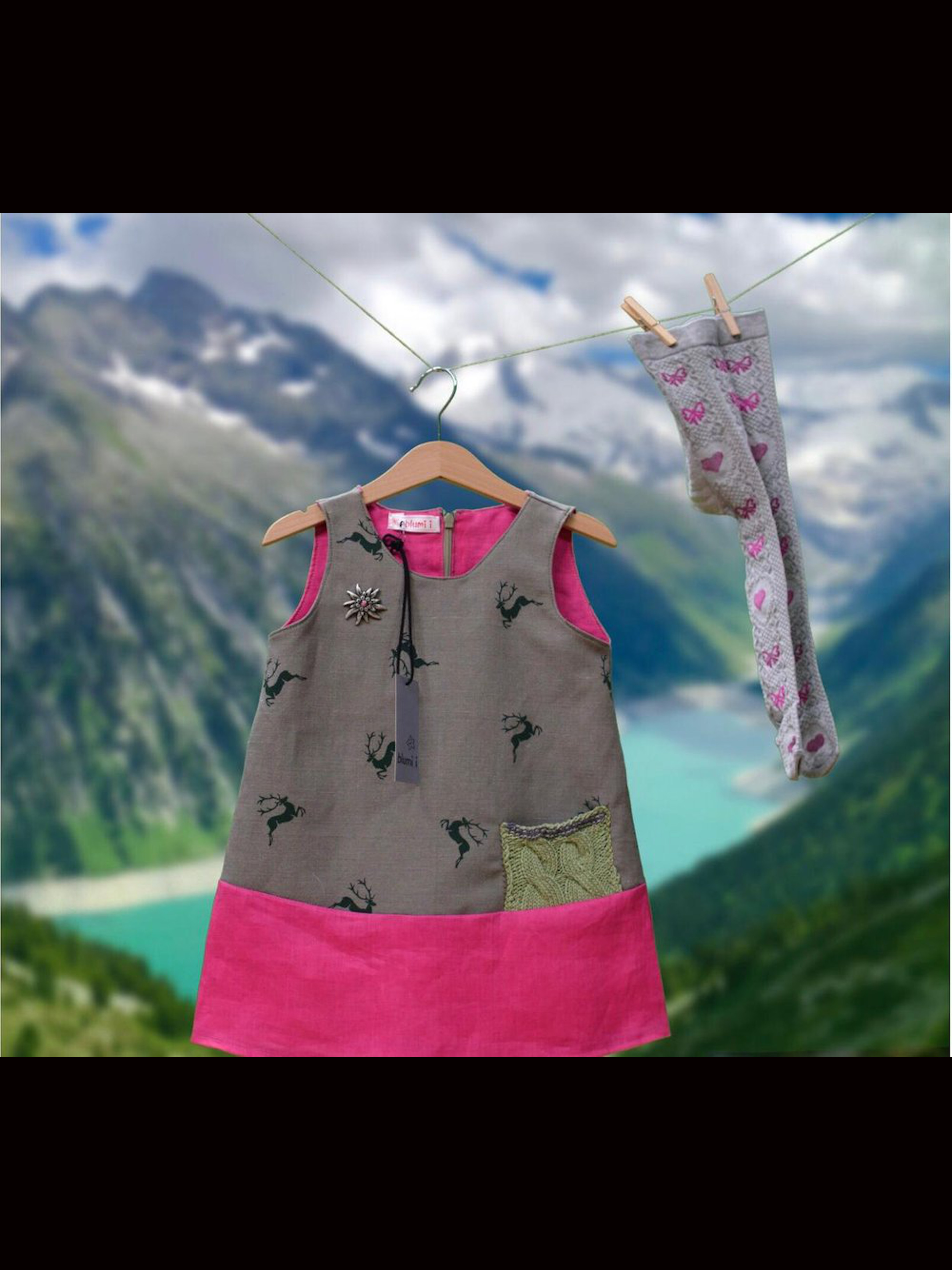 blumi i linen dress Gänseblümchen